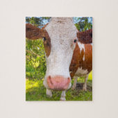 Koe Boerderij Dierfoto Legpuzzel (Verticaal)