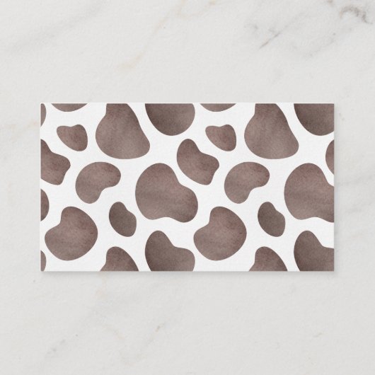 Koe Boerderij Geslacht Onthulling Luier Raffle Kaa Informatiekaartje (Achterkant)