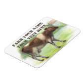 Koe boerderij magneet (Linkerzijde)