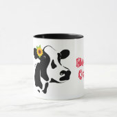 Koe boven tweetone koffie-Mok Mok (Midden)