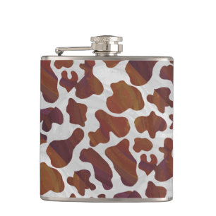 Koe Brown and White Print Heupfles