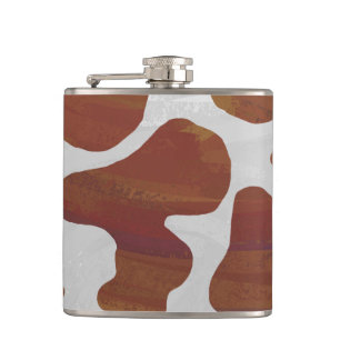 Koe Brown and White Print Heupfles