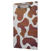 Koe Brown and White Print Klembord (Links)