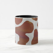Koe Brown and White Print Mok (Midden)
