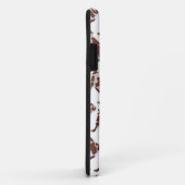 Koe Bruin en Witte Silhouette Case-Mate iPhone Case (Achterkant/rechts)