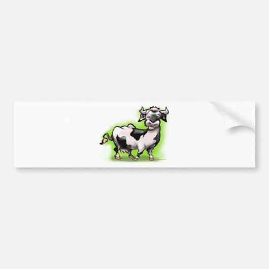 Koe Bumpersticker (Voorkant)