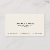 Koe Business QR Code Kaarten Visitekaartje (Achterkant)