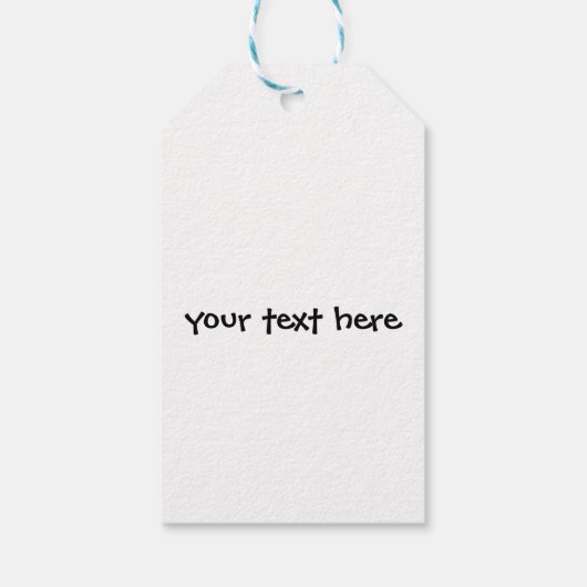 Koe Cadeaulabel (Achterkant)