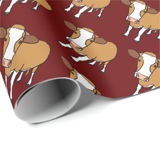 Koe Cadeaupapier (Rol Hoek)