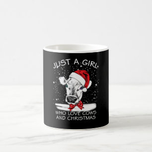Koe Cadeaus Alleen een meisje dat van Koeien hou Magische Mok