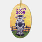 Koe cadeaus en Accessoires Keramisch Ornament (Links)