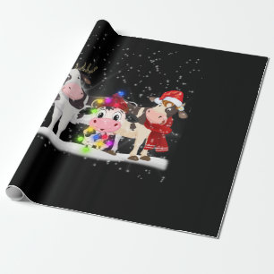 Koe Cadeaus   Funny Koe Snow Cadeaupapier