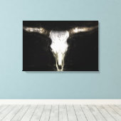 Koe Canvas Afdruk (Insitu (Houten vloer))