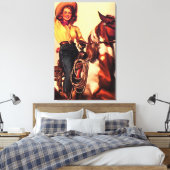 koe canvas afdruk (Insitu (Slaapkamer))