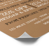 Koe, Cheesemonger Adverteren Poster (Hoek)