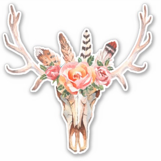 Koe Cutout Vinyl Cutout Sticker (Voorkant)