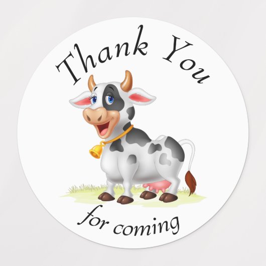 Koe dank u Labels (Design 2)