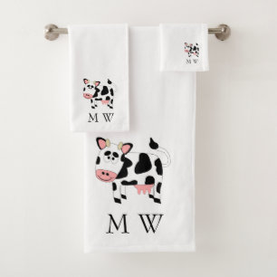 Koe Design Monogram Bad Handdoek