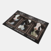 Koe deurmat, Boerderij House Decor Deurmat (Schuin)