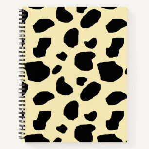Koe dier huid kleur patroon ontwerp notitieboek