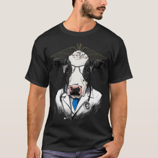 Koe Doctor Vet Veterinarian Dierenvriend T-shirt