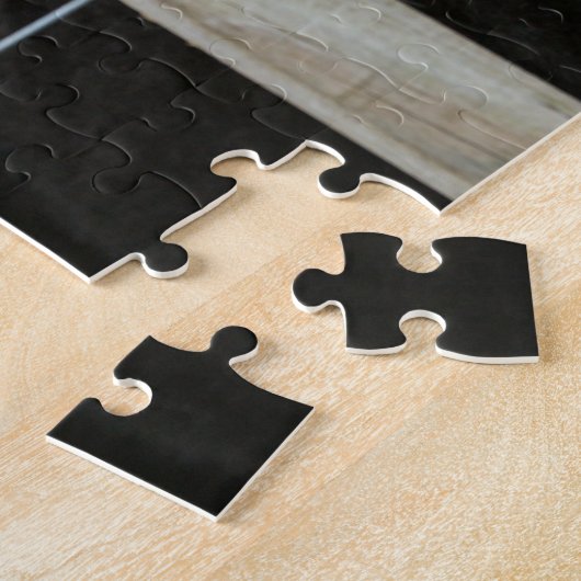 Koe door de Fence Legpuzzel (Zijkant)