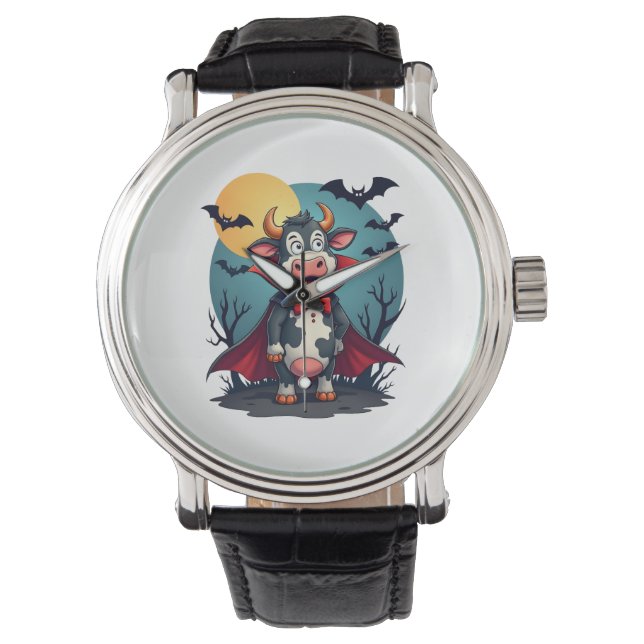 Koe Dracula Rises Horloge (Voorkant)