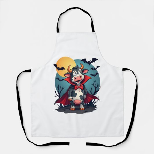 Koe Dracula Rises Schort (Voorkant)