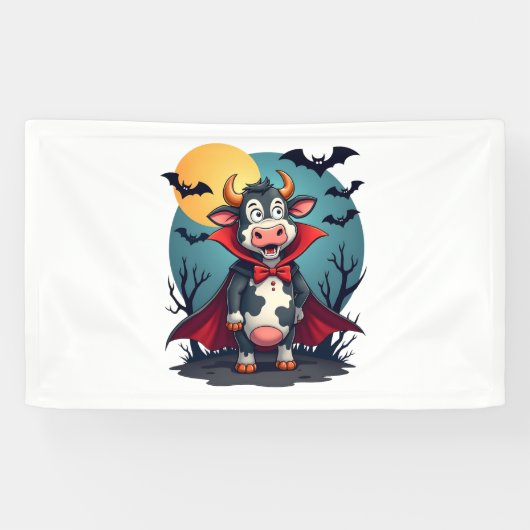 Koe Dracula Rises Spandoek (Horizontaal)
