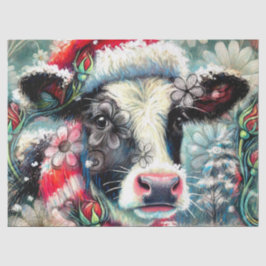 Koe Dromen Van Warmer Times Bloemen Decoupage Tissuepapier