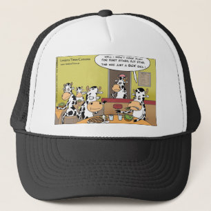 Koe eet echtgenoot grappige geschenken T-shirts mo Trucker Pet
