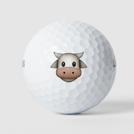 Koe - Emoji Golfballen (Voorkant)