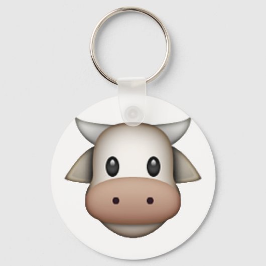 Koe - Emoji Sleutelhanger (Voorkant)