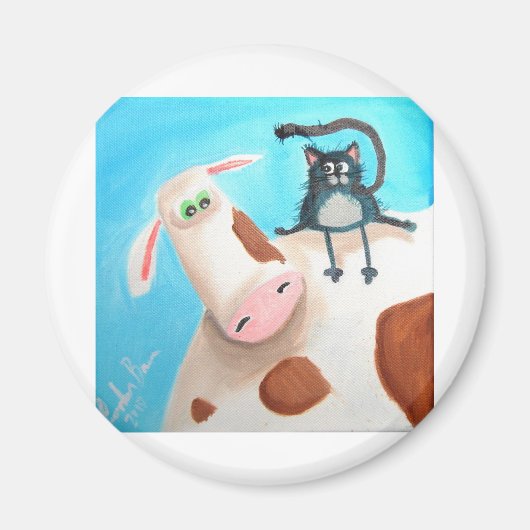 KOE EN CAT MAGNEET (Voorkant)