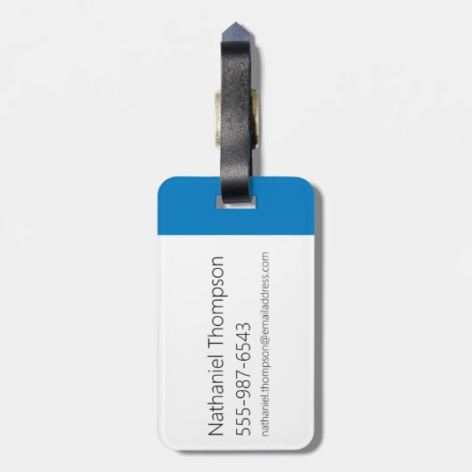 Koe en Chicken Hug Graphic Bagagelabel (Achterkant verticaal)