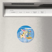 Koe en Chicken Hug Graphic Magneet (Insitu (Vaatwasser))