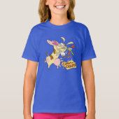 Koe en Chicken Hug Graphic T-shirt (Voorkant)