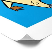 Koe en kip poster (Hoek)