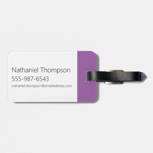 Koe en kip Super Koe Al Rescate! Bagagelabel (Achterkant horizontaal)