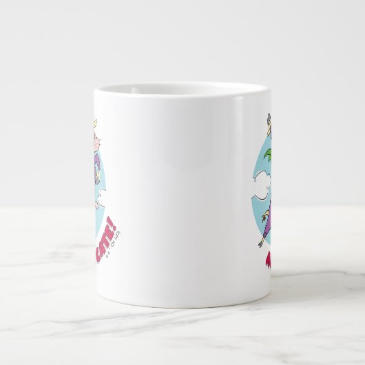 Koe en kip Super Koe Al Rescate! Extra Grote Beker (Voorkant)