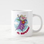 Koe en kip Super Koe Al Rescate! Extra Grote Beker (Rechts)