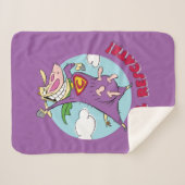 Koe en kip Super Koe Al Rescate! Sherpa Deken (Voorkant (horizontaal))