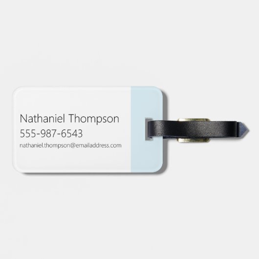 Koe en kippen lachen Grafisch Bagagelabel (Achterkant horizontaal)