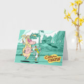 Koe en kippentranspen kaart (Gele Bloem)