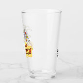 Koe en Logo Glas (Links)