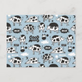 Koe en melk briefkaart (Voorkant)