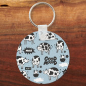 Koe en melk sleutelhanger (Voorkant)