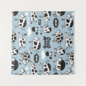 Koe en melk wandkleed (Voorkant (horizontaal))