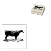 koe etsen rubberstempel (Gestempeld)