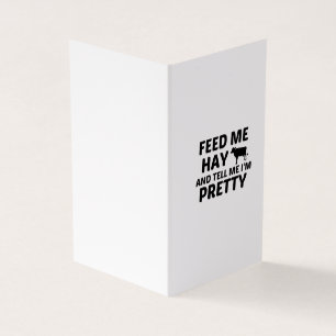 KOE FEED HAY VISITEKAARTJES